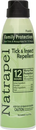 Natrapel 20% Picaridin 6 oz continuous spray insect repellent bottle