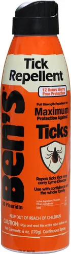 Ben's Tick Repellent 6 oz Eco-Spray aerosol can, 20% Picaridin
