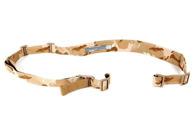 Blue Force Gear Padded Vickers Sling MultiCam Arid with padded 2 inch foam pad and nylon hardware