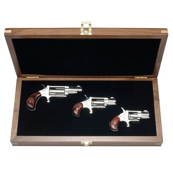North American Arms 3 Gun Deluxe Collector's Set (.22 Short/.22 LR/.22 Mag)