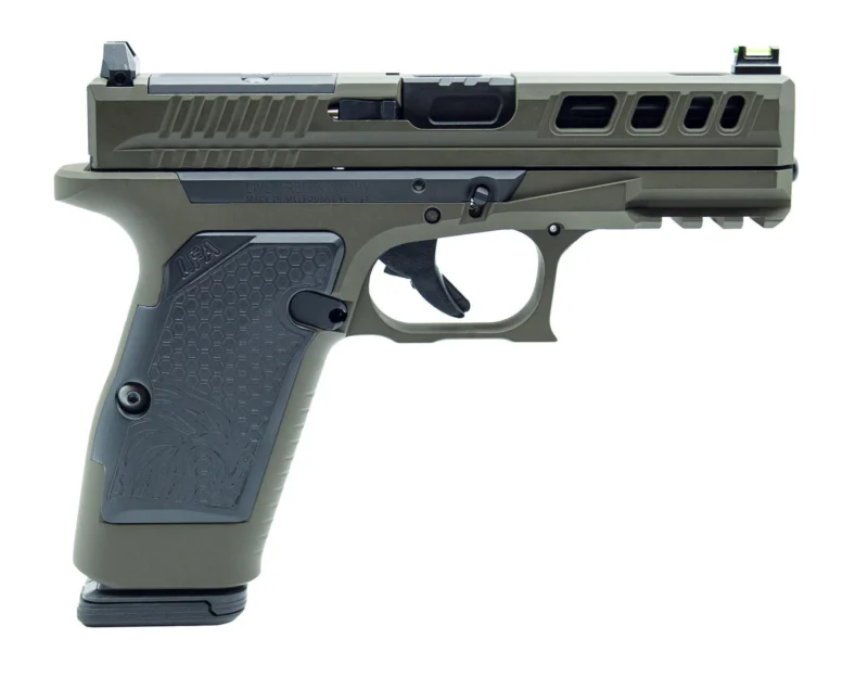 Live Free Armory LF AMPX pistol G19X frame 9x19 3.905 in barrel OD Green
