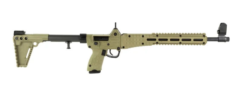 KelTec Sub-2000 G2 9mm folding carbine, Glock 17 mag compatible, 16.25 inch, blued tan finish