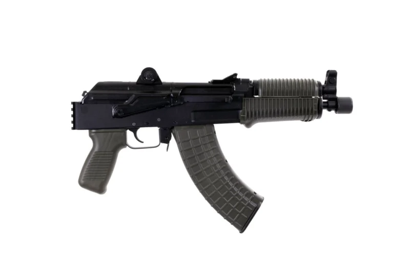 Arsenal SAM7K AK pistol in OD green with 30-round polymer magazine