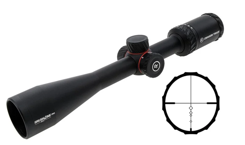 Crimson Trace Brushline Pro 4-16x42 BDC Pro rifle scope, black matte