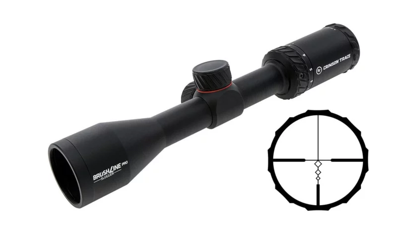 Crimson Trace Brushline Pro 3-9x40 BDC Slugger riflescope black finish