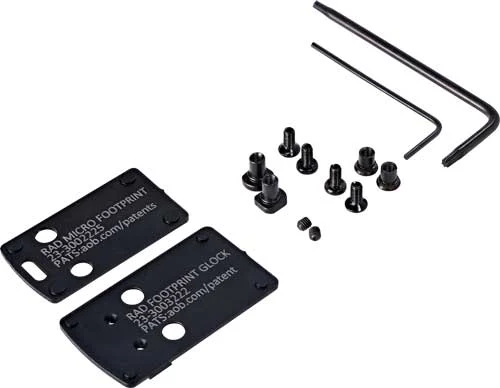 Crimson Trace CT RAD dovetail mounting kit adapter plate for Glock 42 43 48, black