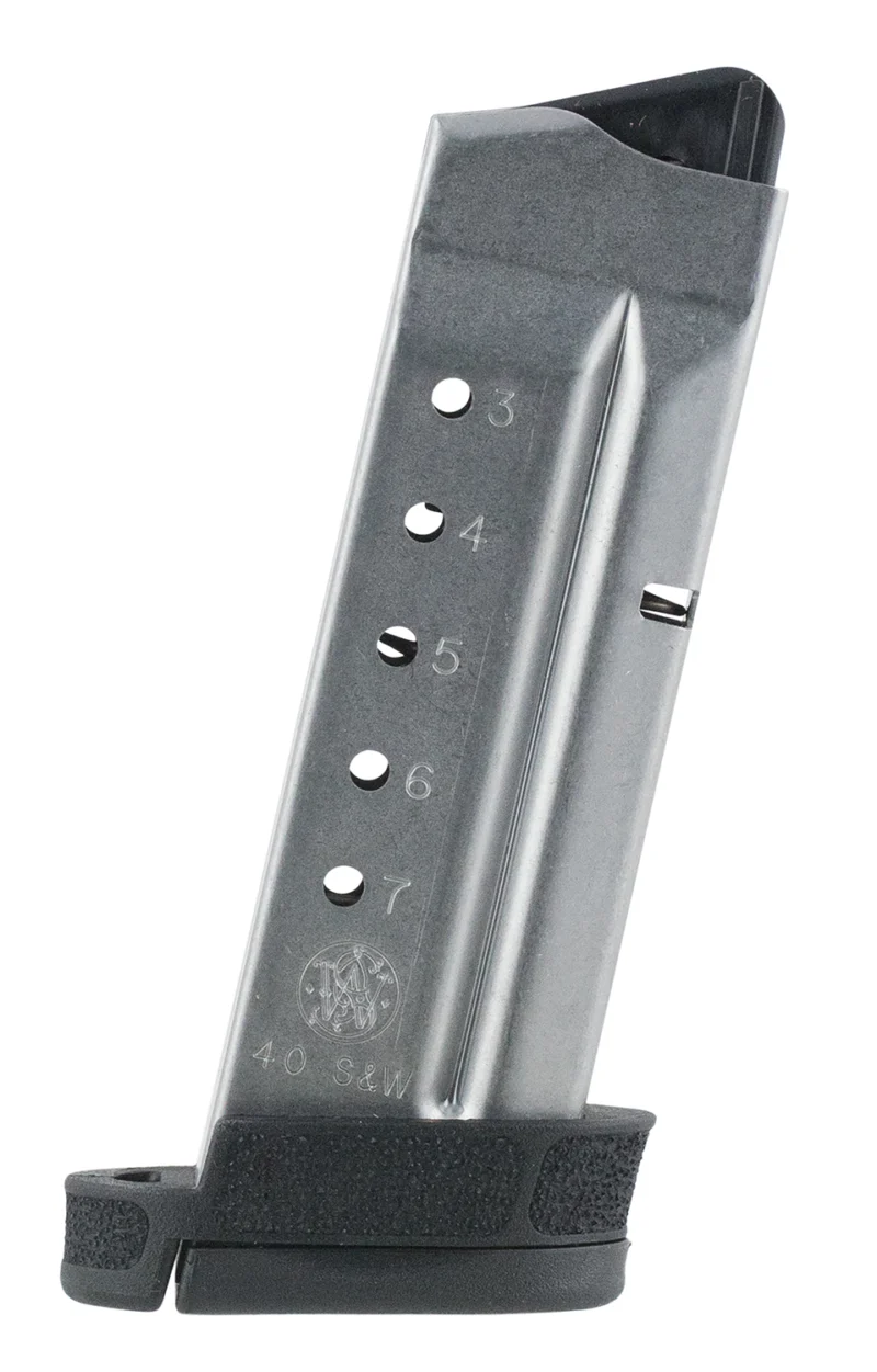 Smith & Wesson M&P Shield M2.0 7-round .40 S&W detachable magazine with polymer finger rest
