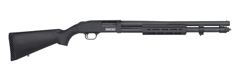 Mossberg 590S Tactical 12GA Pump 20" 3" Chamber Optic-Ready