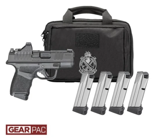 Springfield Armory Hellcat OSP .380 ACP 3-inch Gear Pac with Viridian RFX11 and four magazines