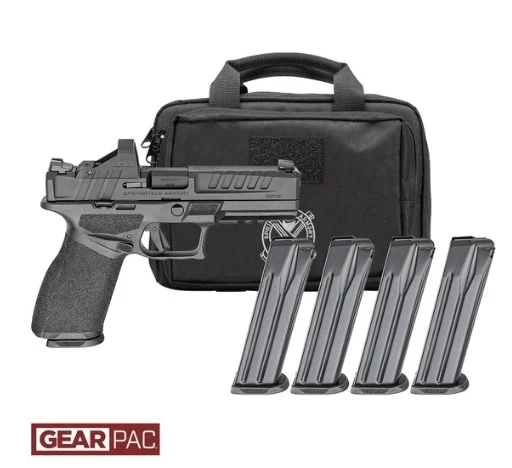 Springfield Armory Echelon 9mm 4.5in Gear Pac with Viridian RFX11 optic and four 10-round magazines