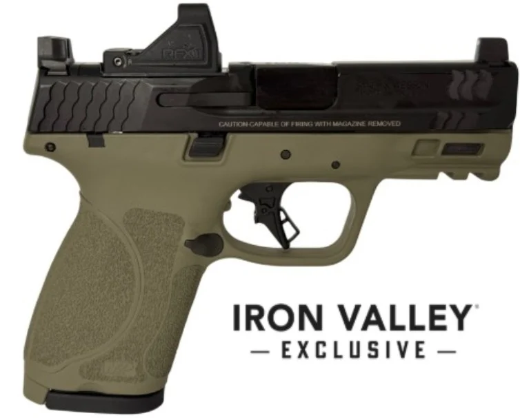Shark Coast Tactical M&P9 M2.0 Compact Bundle 9mm 3.6 inch Viridian RFX11 ODG