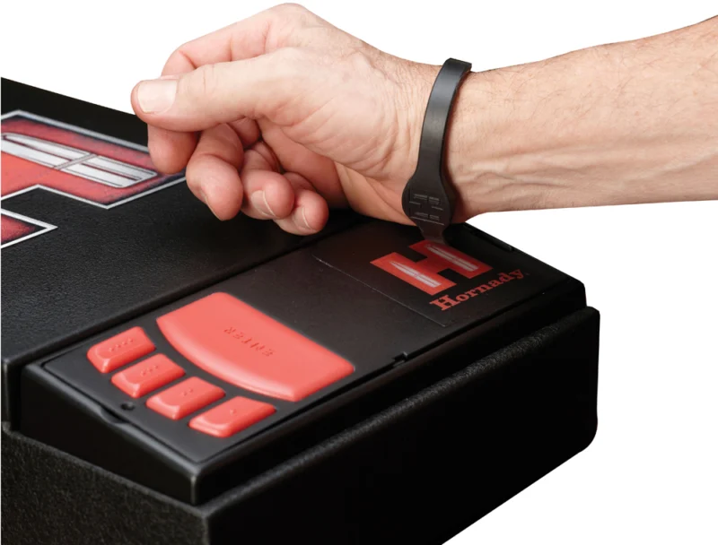 Hornady 98166 RAPiD Safe RFID black rubber wristband