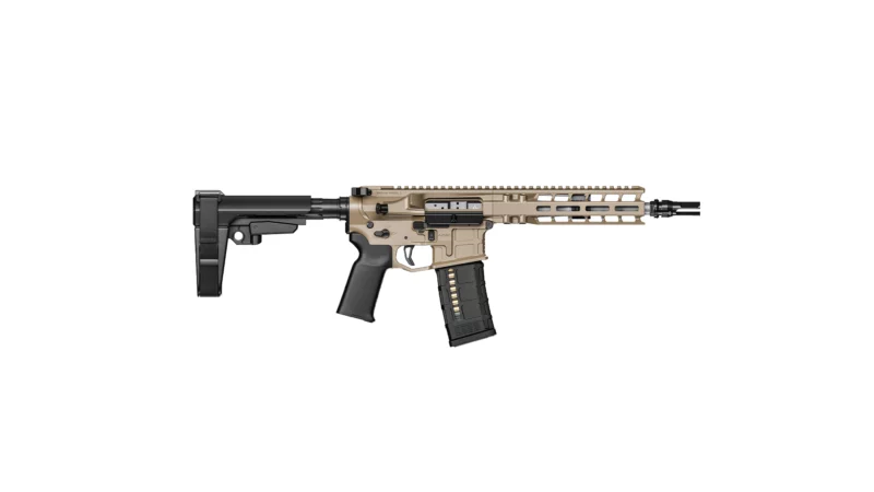 Radian Weapons Model 1 .300 AAC Blackout 9in pistol in FDE with M-LOK handguard