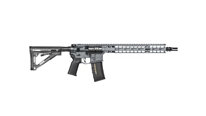 Radian Weapons Model 1 14.5-inch .223 Wylde rifle in grey with 30-round magazine