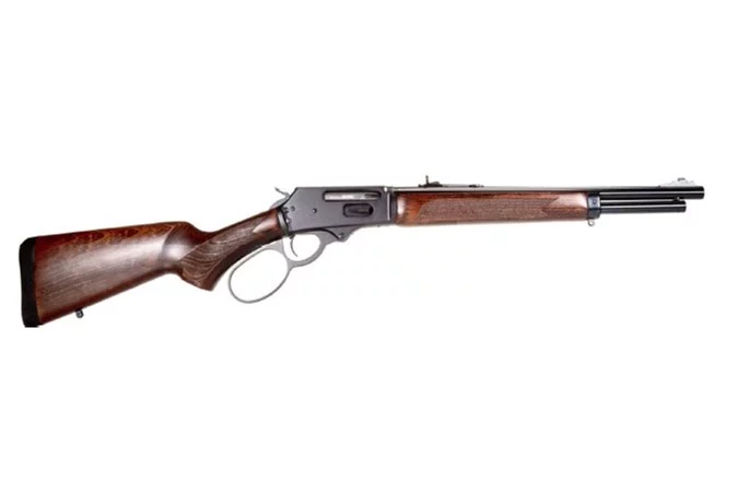 Rossi R95 Trapper .444 Marlin 16.5 in lever-action rifle black receiver hardwood stock