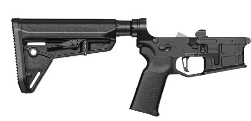 Radian Model 1 A-DAC 15 complete lower receiver in black with ambidextrous controls