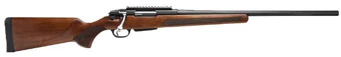 Savage Stevens 334 .243 Win 20 inch bolt-action rifle with walnut stock and matte black action