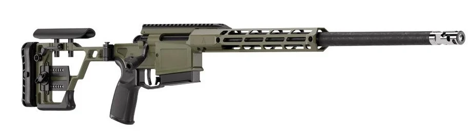 Sig Sauer Cross Sawtooth rifle 6.5 PRC with 22 inch PROOF carbon fiber barrel in moss green