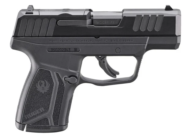 Ruger MAX-9 9mm Luger 3.2 inch optic-ready subcompact pistol black polymer frame