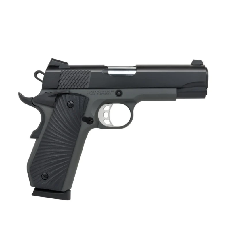 TISAS 1911 Stingray Carry B9BA 9mm 4.25in Cerakote black slide dark grey frame G10 grips