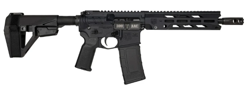 Diamondback DB15 Obsidian .300 Blackout pistol with SBA5 brace and 30-round PMAG