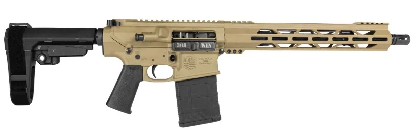 Diamondback DB10 .308 Win 13.5in FDE with SBA3 brace and 20rd PMAG
