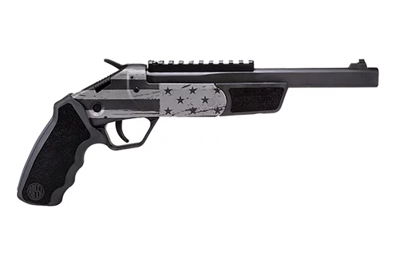 Rossi Brawler single-shot pistol .45 Colt/.410 9 inch matte black with Picatinny rail and textured rubber grip