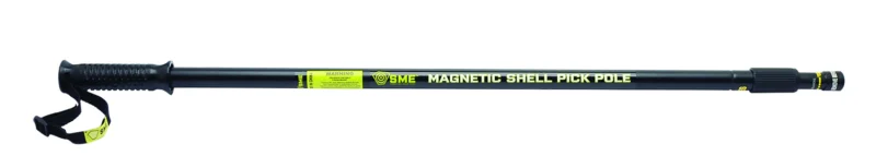 SME Products magnetic pickup pole, black aluminum, telescoping 38 to 56 inches with plastic handle and wrist strap