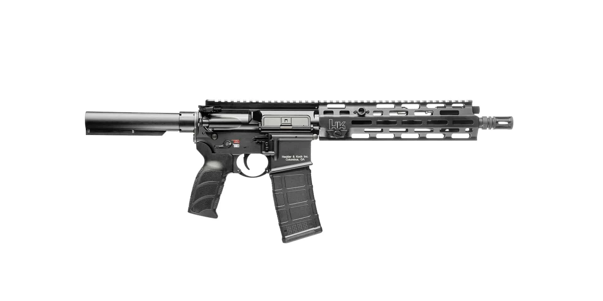 Heckler & Koch MR556 A4 11 inch pistol, black, threaded barrel, M-LOK handguard