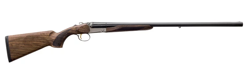 Charles Daly 512 Superior 12 Gauge side-by-side shotgun with 28-inch barrel and oiled walnut stock