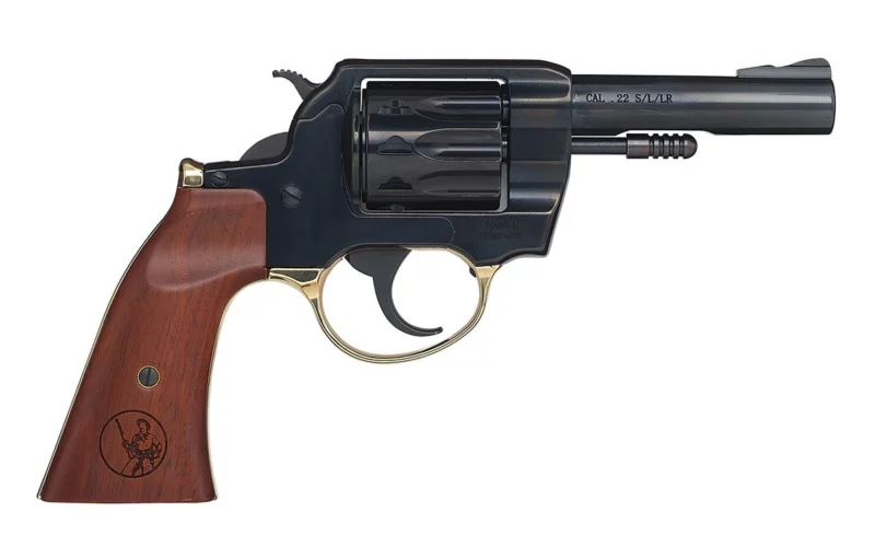 Henry Golden Boy Revolver H016GD 4-inch blued barrel walnut gunfighter grip 10-round