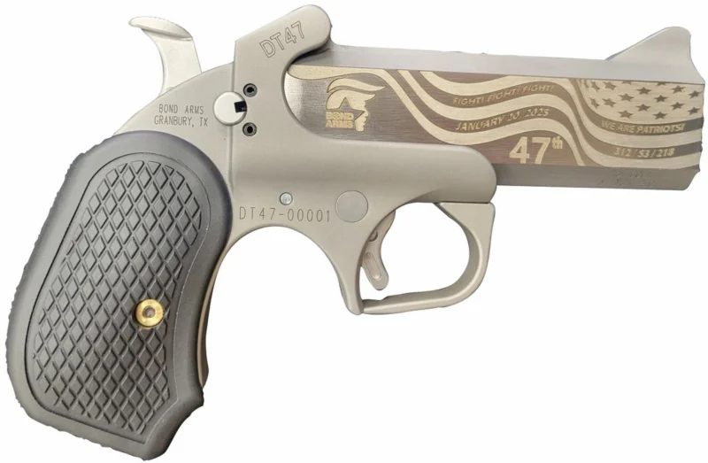 Bond Arms DT47 45/410 Limited Edition 4.25-inch engraved stainless derringer
