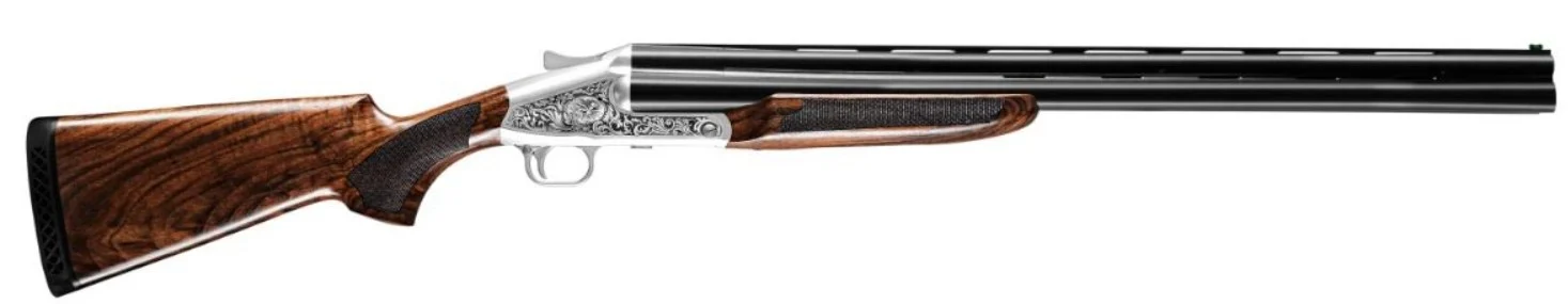 ATI triple-barrel 12 gauge shotgun 26 inch vent rib walnut stock 3.5 inch chamber