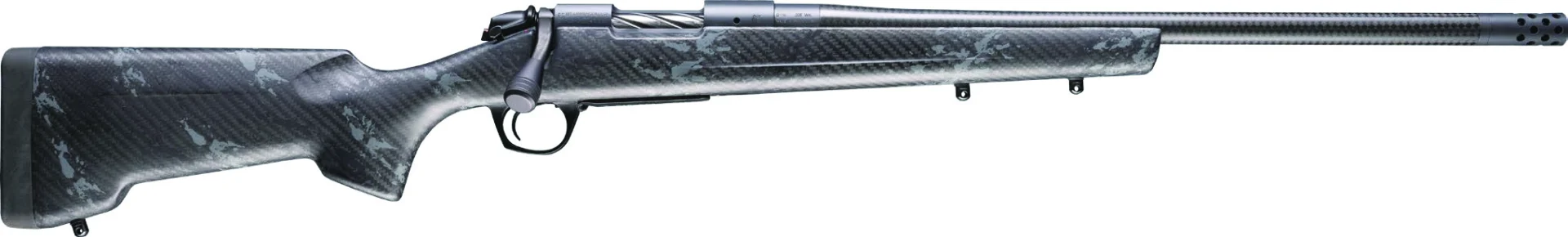 Bergara B-14 Cima CF .308 Win 20in carbon fiber barrel rifle in sniper grey