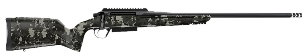 Christensen Arms Evoke Hunter 7mm Backcountry 20-inch threaded barrel rifle - Black/Multi-Tone Green