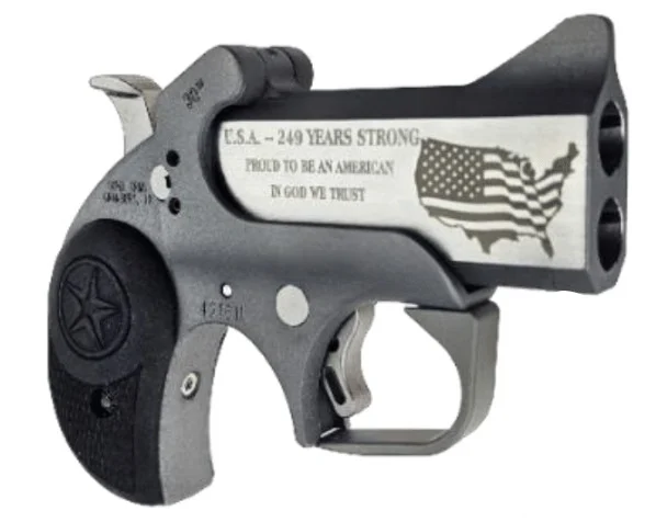 Bond Arms 30th Anniversary 3-inch Engraved Stainless Derringer .45LC/.410