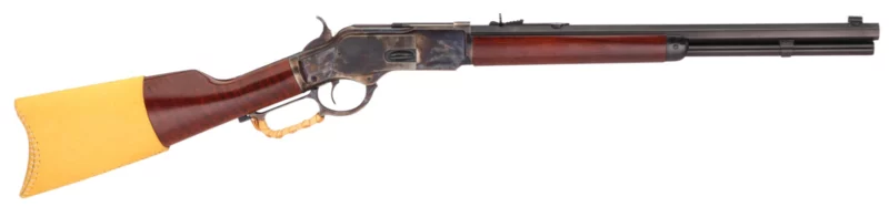Taylors and Company 1873 Comanchero .45 Long Colt 20-inch lever-action rifle with case-hardened receiver and walnut stock