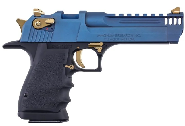 Magnum Research Desert Eagle L5 .357 Magnum 5-inch pistol black frame carbo blue slide