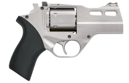 Chiappa Rhino 30 SAR 10mm 3in nickel 6rd revolver with fiber optic sight