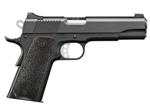 Kimber K1911 Black II .45 ACP 5-inch black pistol with white-dot sights and ergonomic grips