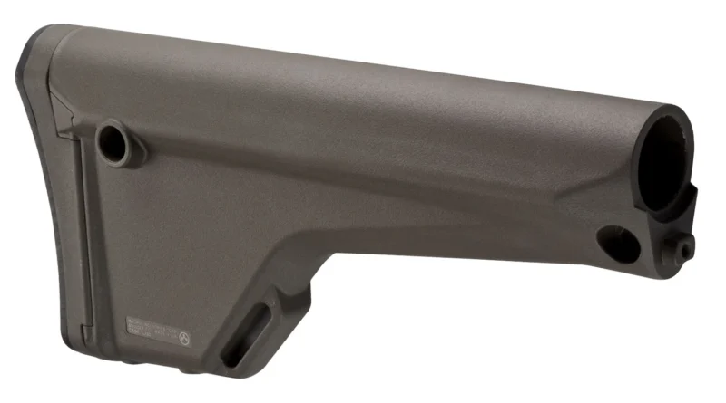 Magpul MOE Rifle Stock OD Green polymer fixed stock for AR-15 with storage compartment