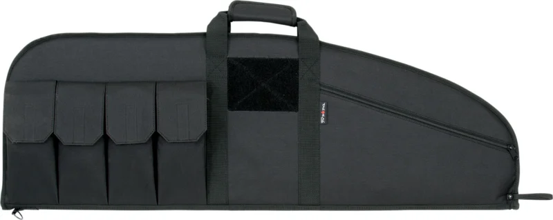 Allen Tac-Six Combat Tactical Rifle Case 37in black Endura nylon with pockets