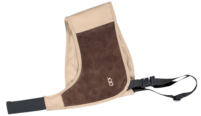 Bob Allen Absorb-A-Coil khaki cotton shotgun recoil harness adjustable to 56 inches