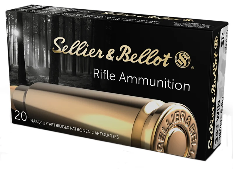 Sellier & Bellot 243 Winchester 100gr SP 20rd Box lier & Bellot 243 Winchester 100gr SP 20rd Box Ammo