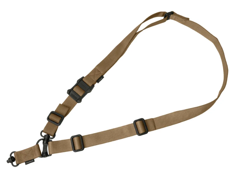 Magpul MS4 GEN2 Dual QD Sling in Coyote Tan, adjustable 48–60 inches