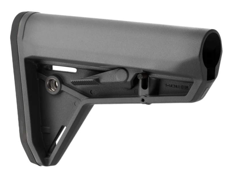 Magpul MOE SL Carbine Stock in Gray, side profile