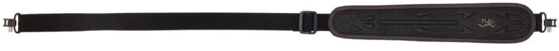 Browning Range Pro padded Cordura gun sling with metal swivels, adjustable 28 to 40 inches, black