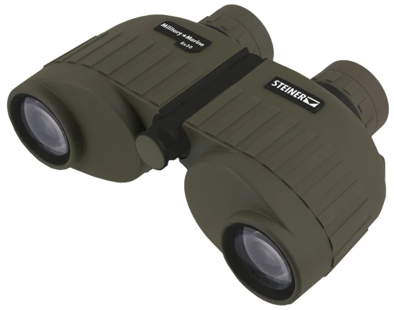 Steiner Military-Marine 8x30 binoculars in OD green with rubber armor