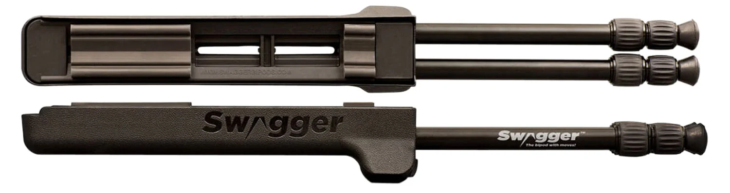 Swagger Hunter 42 bipod polymer adjustable 9.75-41.25 in shock-corded legs