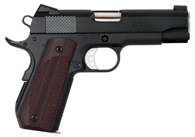 Ed Brown Kobra Carry G4 1911 .45 ACP 4.25-inch Black Gen4 with laminate wood grips